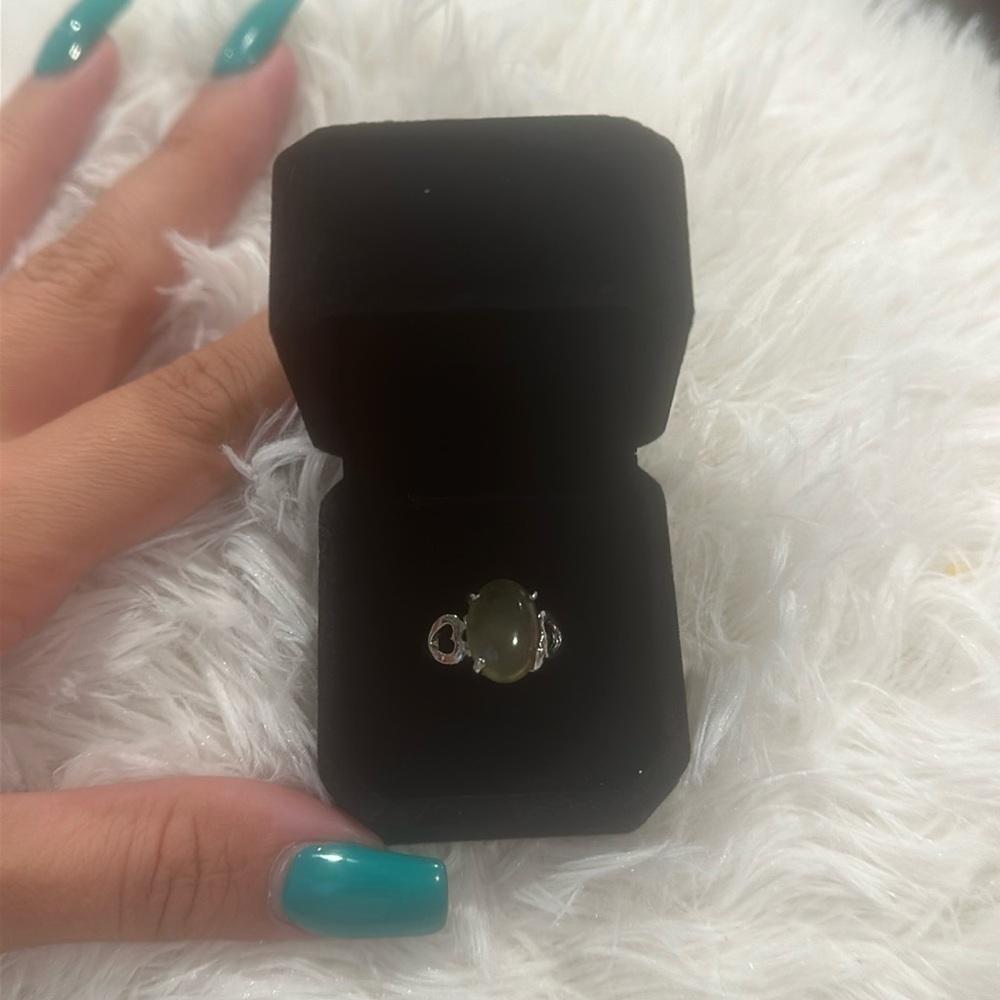 Gemstone sterling silver ring - Picture 2 of 2